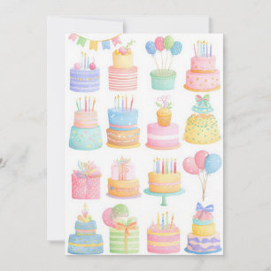 Carte d'anniversaire professionnelle personnalisée