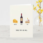 Carte d'anniversaire Profond Esprit (Fleur jaune)