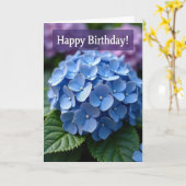 Carte d'anniversaire Purple Haze (Fleur jaune)