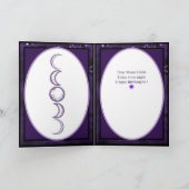 Carte d'anniversaire Purple Moon (Intérieur)