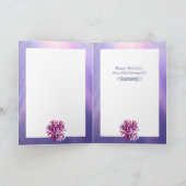 Carte d'anniversaire Purple Ocean Mermaid (Intérieur)