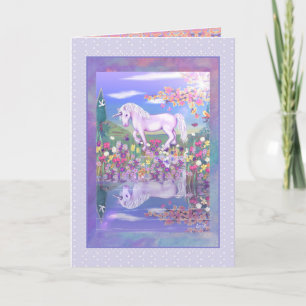 Carte d'anniversaire Purple Paradise
