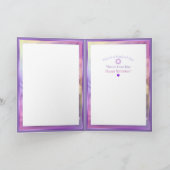 Carte d'anniversaire Purple Sun Fairy (Intérieur)