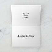 Carte d'anniversaire - Putney, Londres (Intérieur)