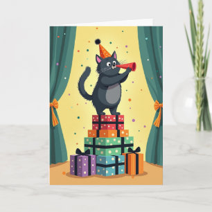 Carte d'anniversaire Pyramide de Cadeaux