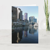 Carte d'anniversaire - quartiers des docks (Devant)