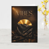 carte d'anniversaire R&B pour hommes (Fleur jaune)