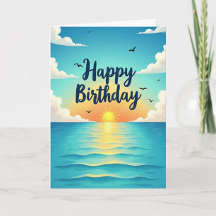 Carte d'anniversaire Radiant Horizon