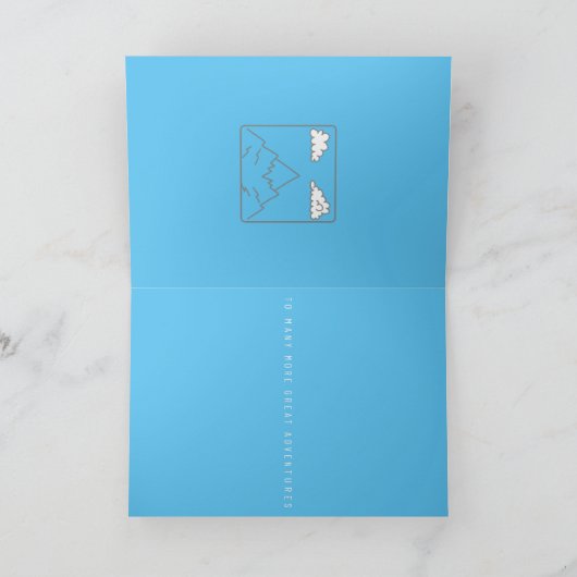 carte d'anniversaire randonnée (Intérieur)