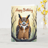 Carte d'anniversaire Raptor Doré (Fleur jaune)