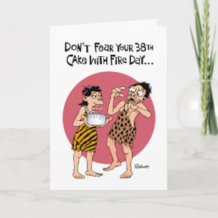 Carte d'anniversaire rassurante 38e pour Homme