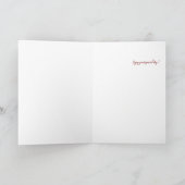 Carte d'anniversaire rayée chic (Intérieur)