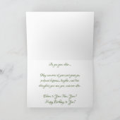 Carte d'anniversaire "Récolte" (Intérieur)