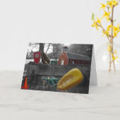 Carte d'anniversaire "Récolte" (Fleur jaune)