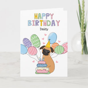 Carte d'anniversaire Red Brussels Griffon Dog