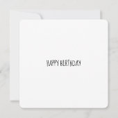 Carte d'anniversaire Red Bus (Dos)