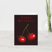 Carte d'anniversaire Red Cherry (Devant)