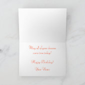 Carte d'anniversaire Red Gladiolus (Intérieur)