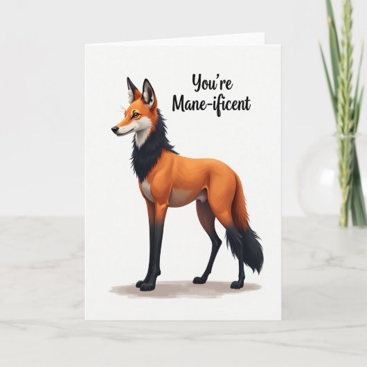 Carte d'anniversaire Regal Mane (Devant)