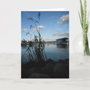 Carte d'anniversaire "Regard sur le lac français"