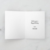 Carte d'anniversaire Réglisse (Intérieur)