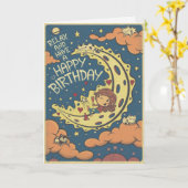 Carte d'anniversaire Relaxation (Fleur jaune)