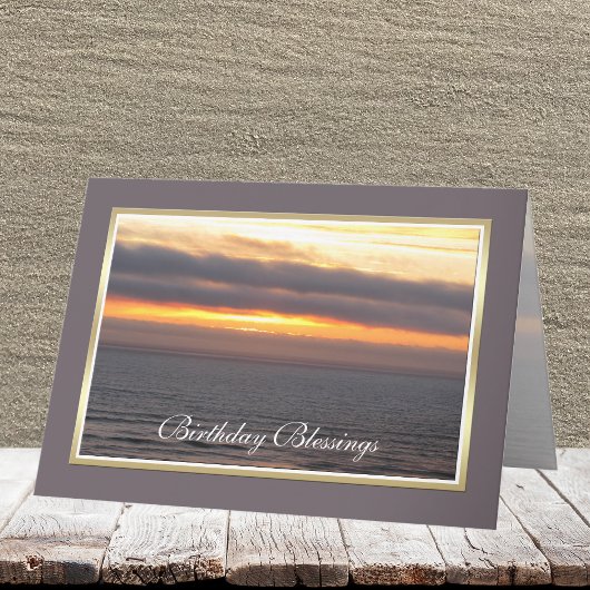 Carte d'anniversaire religieuse — Bénédiction reli