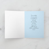 Carte d'anniversaire religieuse chrétienne — Fleur (Intérieur)