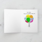 Carte d'anniversaire remplie 3e ballon (Intérieur)