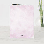 Carte d'anniversaire retardée aquarelle minimalist (Dos)