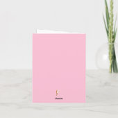 Carte d'anniversaire Retro Rose (Dos)