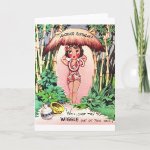 Carte d'anniversaire rétro - Un autre anniversaire