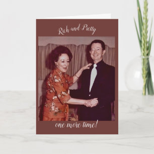 Carte d'anniversaire riche et jolie