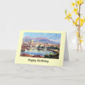 Carte d'anniversaire - Rio de Janeiro, Brésil (Fleur jaune)