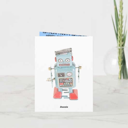 Carte d'anniversaire RoBoT (Dos)