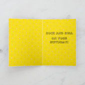 Carte d'anniversaire Rock and Roll (Intérieur)