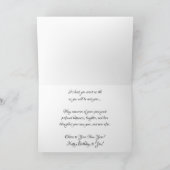 Carte d'anniversaire "Rockefeller Center" (Intérieur)