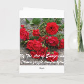 Carte d'anniversaire romantique (Dos)