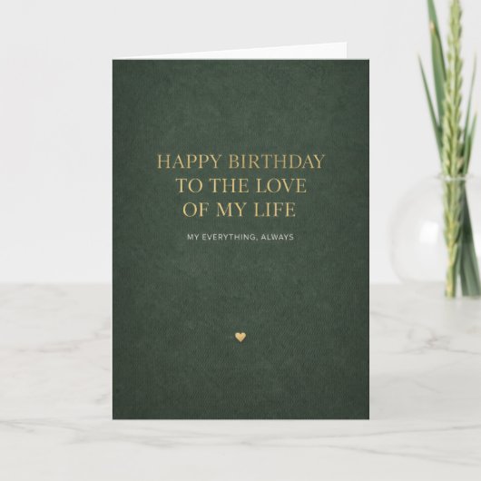 carte d'anniversaire romantique (Devant)