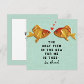 Carte d'anniversaire romantique drôle (Devant / Derrière)