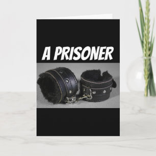 CARTE D'ANNIVERSAIRE ROMANTIQUE MENOTTES FEMME OU