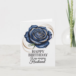 Carte d'anniversaire romantique pour mari
