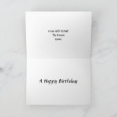 Carte d'anniversaire - Rome, Italie (Intérieur)