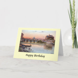Carte d'anniversaire - Rome, Italie