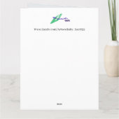 Carte d'anniversaire : Rootin Tootin (Dos)