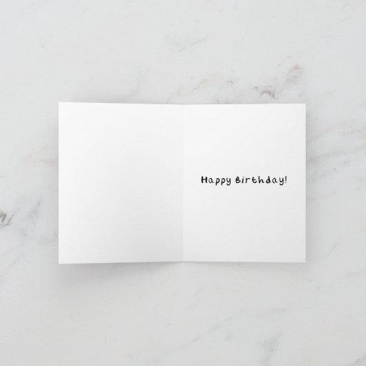 Carte d'anniversaire rose (Intérieur)