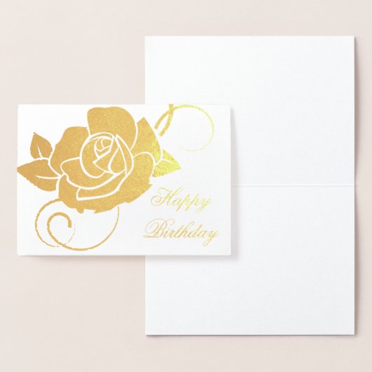 Carte d'anniversaire Rose (Affichage)