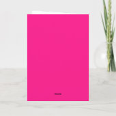 Carte d'anniversaire rose 21e (Dos)