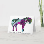 Carte d'anniversaire rose - 7 ans (Dos)