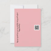 Carte d'anniversaire Rose Art Flower (Dos)